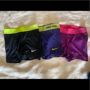 Nike Pro Shorts Bundle